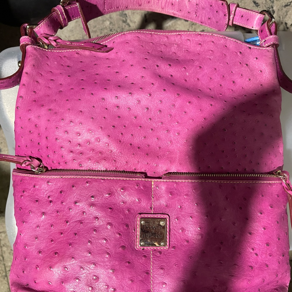 Dooney & Bourke fuchsia shoulder bag